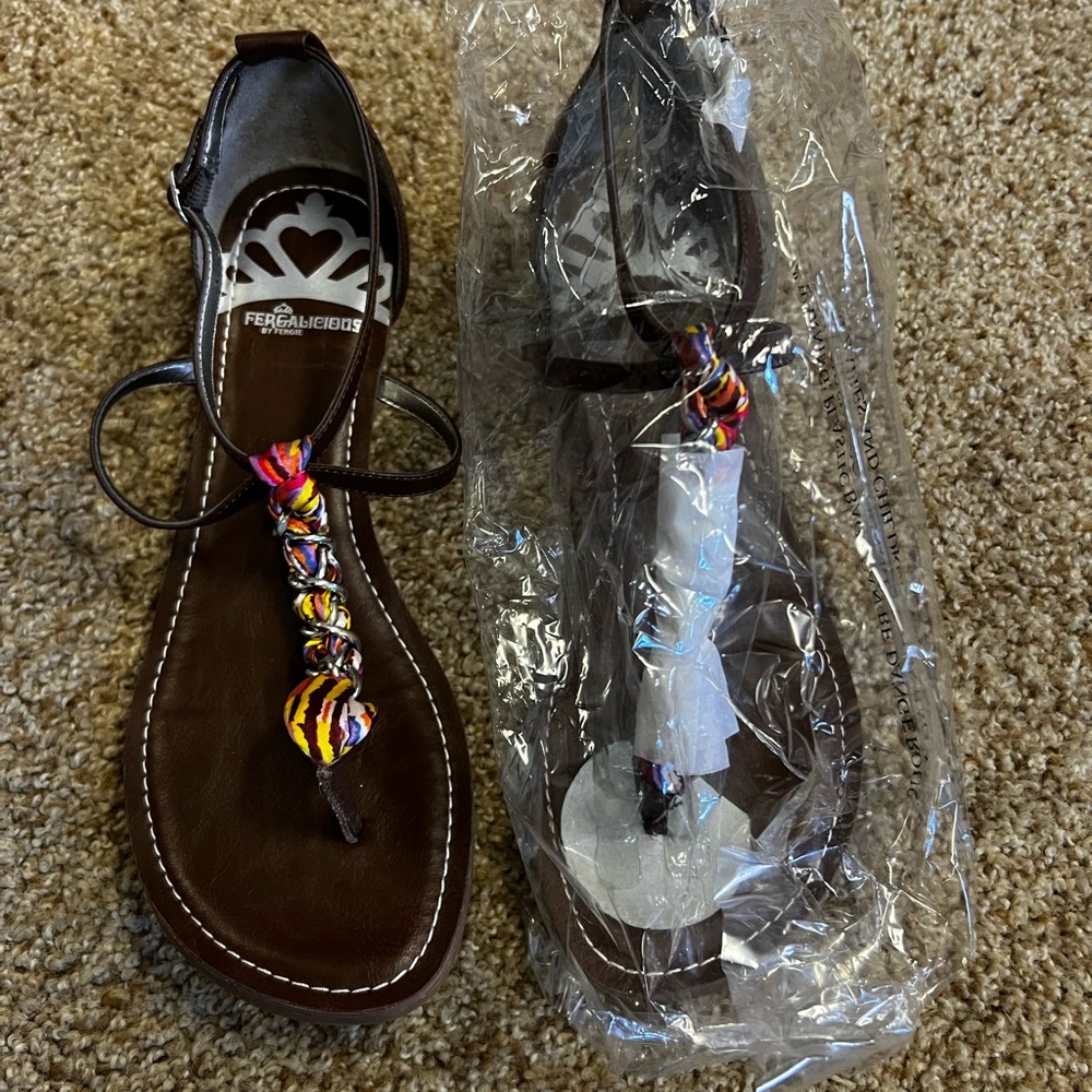 Fergalicious chain sandals
